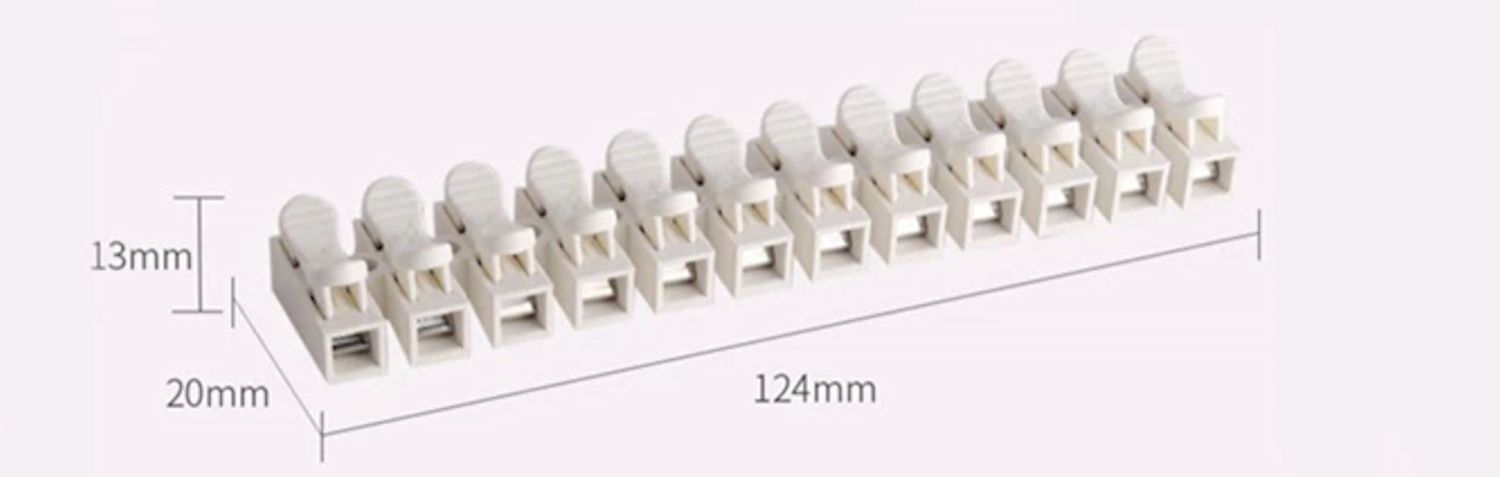 12 way Screwless Terminal Block